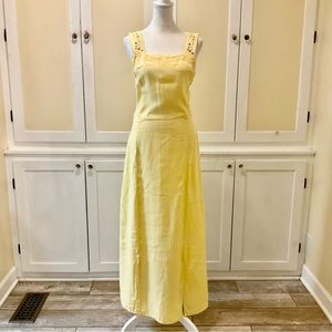 Johnny Was pictures yellow linen dress